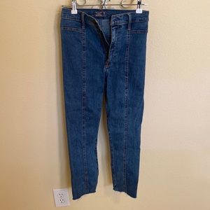 Abercrombie and Fitch jeans.